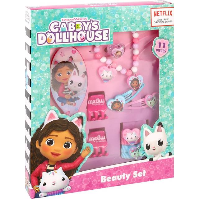 Gabby\'s Dollhouse 11 Piece Beauty Jewellery Fashion & Hair Accessories Set