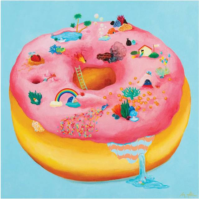 Doughnut 835 by Sanghee Ahn - Wrapped Canvas Art Prints (45.72cm H x 45.72cm W x 3.81cm D)