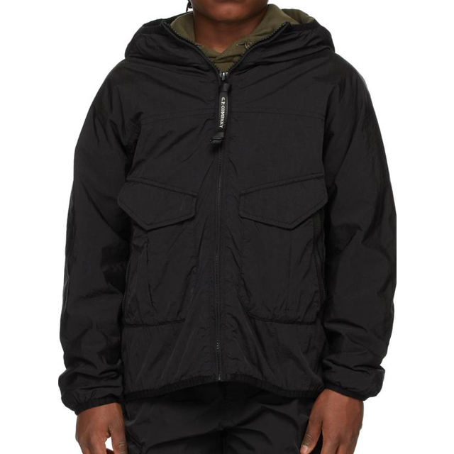 C.P. Company Kids Kids Black Cr-L Goggle Jacket - 999 BLACK - 2Y