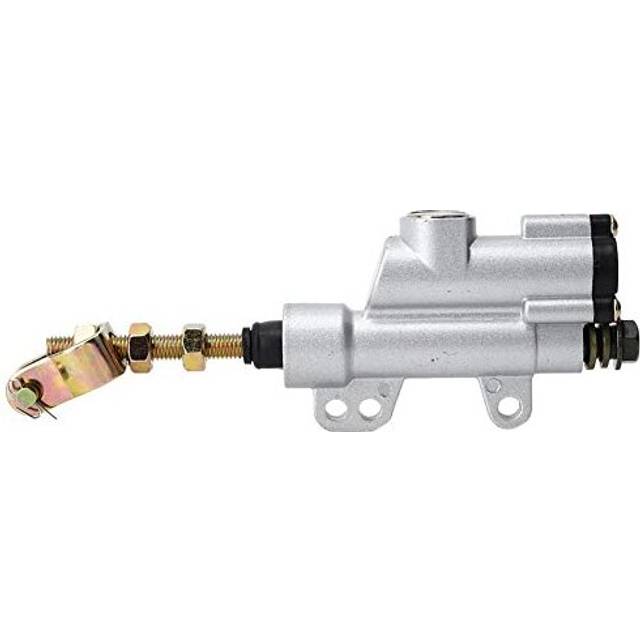 Rear Brake Master Cylinder Universal Motorcycle Rear Hydraulic Brake Master Cylinder Pump Folding Rear Foot Brake Cylinder Pump for Motorcycle Dirt