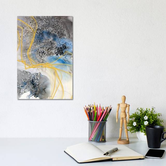 Coastal Watercolor Abstract I by Irena Orlov - Wrapped Canvas Art Prints (20.32 cm H x 30.48 cm W)