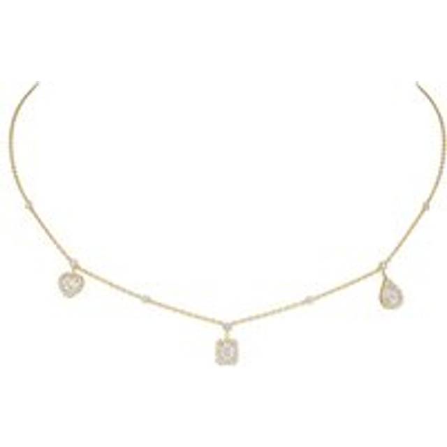 Messika My Twin 18ct Yellow Gold 0.76ct Diamond Trio Necklace - Gold