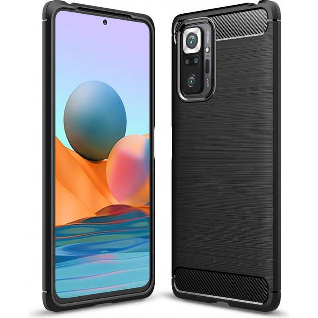 Xiaomi Redmi Note 10 Pro 4G Stöttåligt Skal SlimCarbon