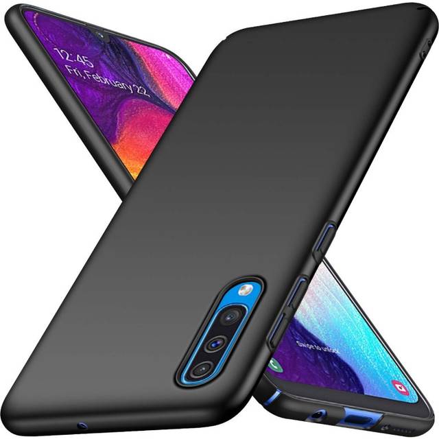 Samsung A50 Ultratunt Mattsvart Skal Basic V2