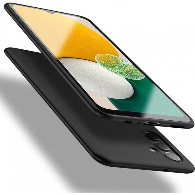 Samsung A14 5G / 4G Ultratunt Mattsvart Skal Basic V2