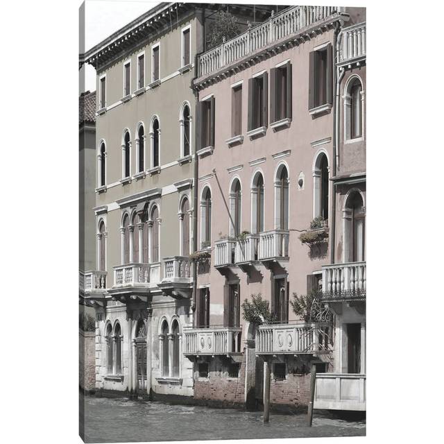 Venetian Facade Photos IV by Sharon Chandler - Wrapped Canvas Painting (45.72cm H x 30.48cm W x 1.91cm D)