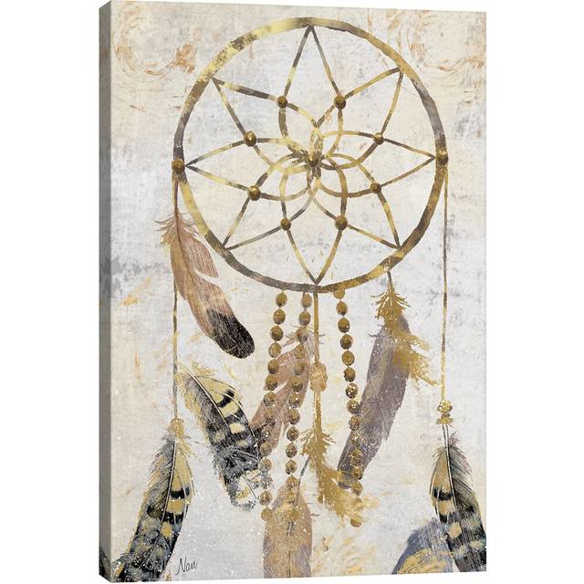 &#39;Tribal Dreamcatcher&#39; Painting Print on Wrapped Canvas (66.04cm H x 45.72cm W x 1.91cm D)