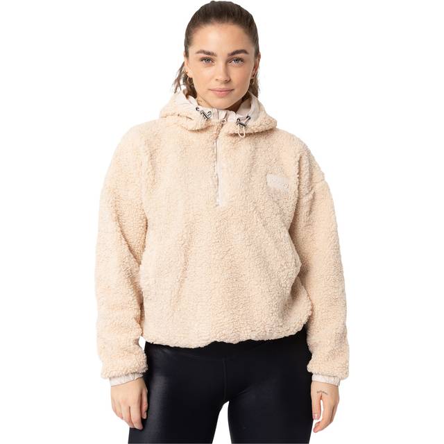 Sway Pile Hoodie W Light Beige (XL) (XL)