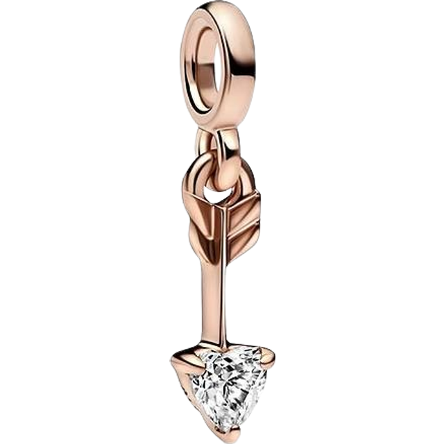 Pandora Me 14K Rose Gold Plated CZ Arrow of Love Charm