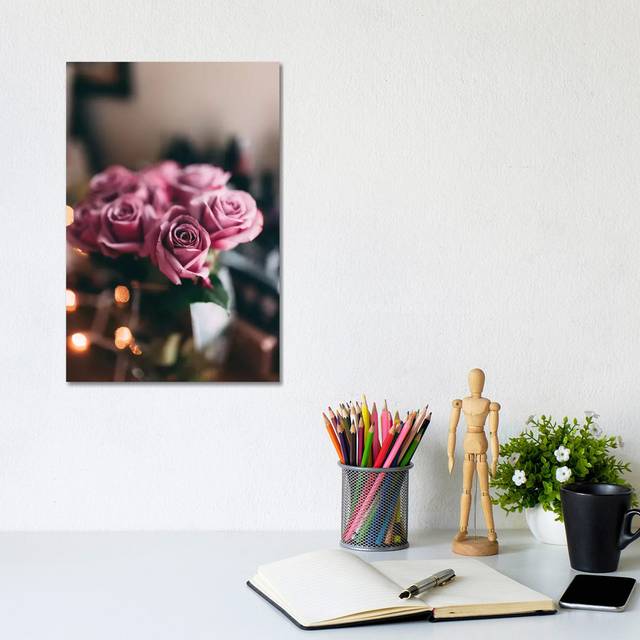 Purple Roses by Chelsea Victoria - Wrapped Canvas Art Prints (30.48cm H x 20.32cm W)