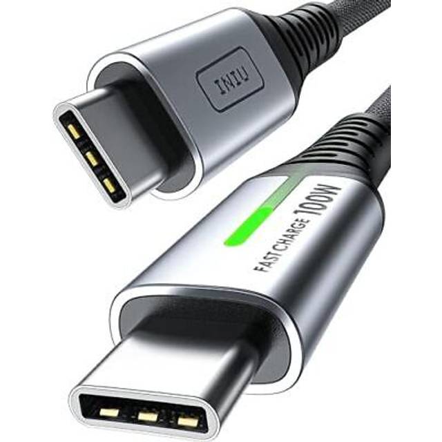 Iniu usb c to charger cable 2m 100w pd3.0 type fast charging phone