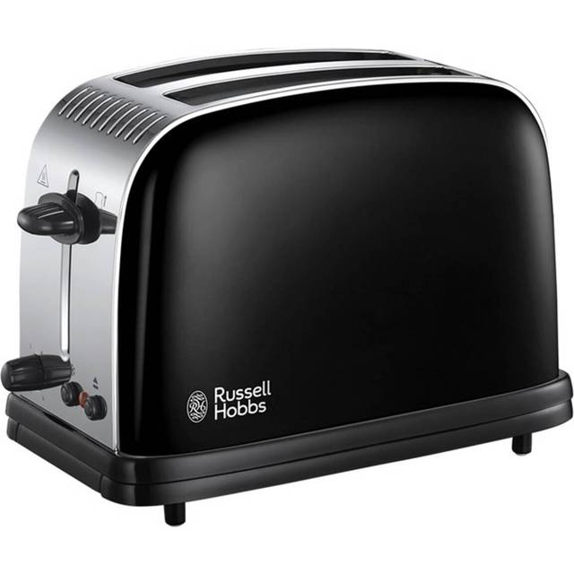 Russell Hobbs 26550 Long Slot 2 Slice Lift Look Toaster in Black