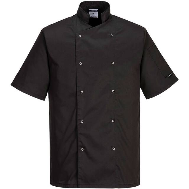 Portwest Cumbria Chefs Jacket C733 White S Colour: White, Size: S