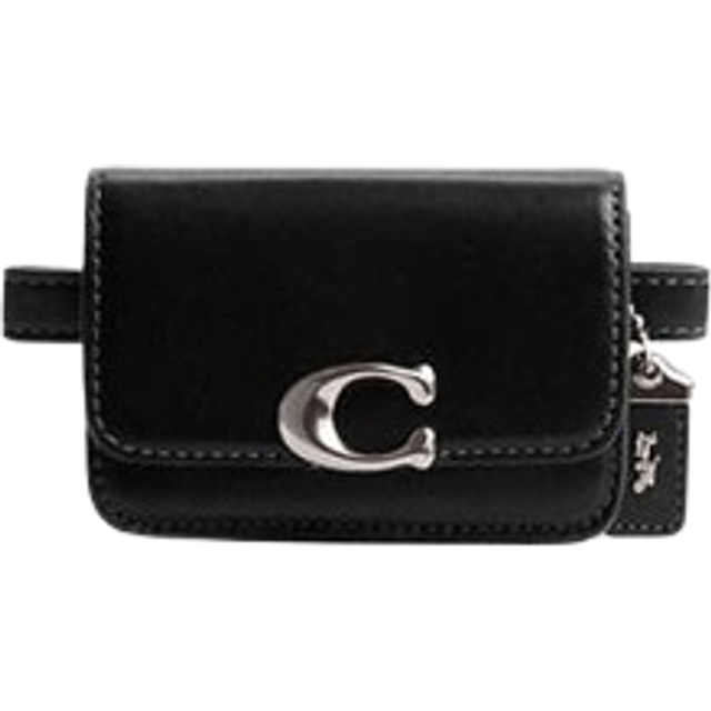 Coach Bandit Leather Mini Belt Bag, Lh/Black