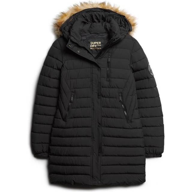 Women's hooded parka Superdry Fuji - Noir