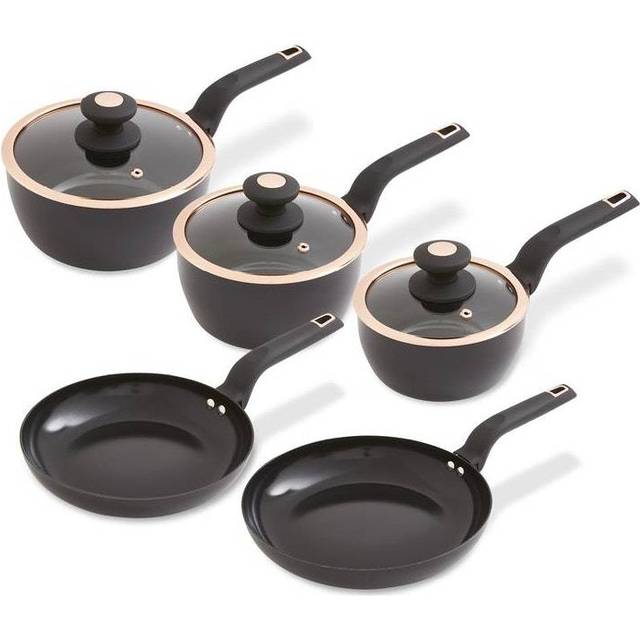 Tower Black Cavaletto 5 Piece Cookware Set