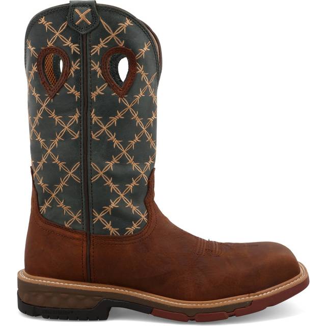 Twisted X Men? 12?Pull-On Work Boot - Cowboy Boots Crafted with Rubber