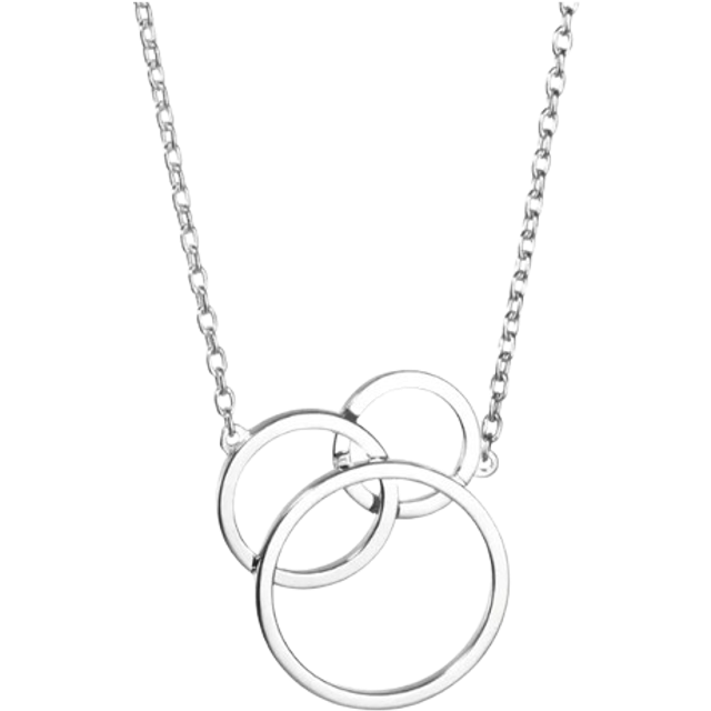 Efva Attling Bubbles Necklace 42/45 CM - SILVER