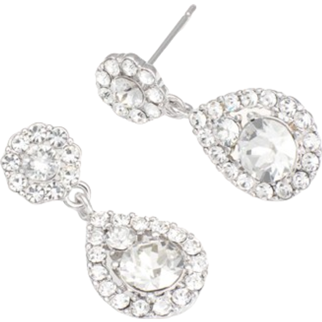 Petite Sofia örhängen crystal - Silver (2.1 cm)