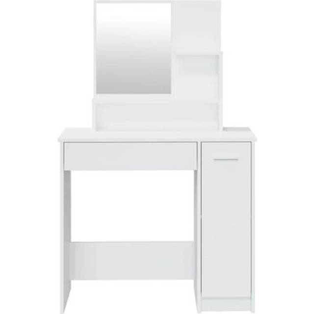 vidaXL 802963 White High Gloss Toiletbord 35x86.5cm