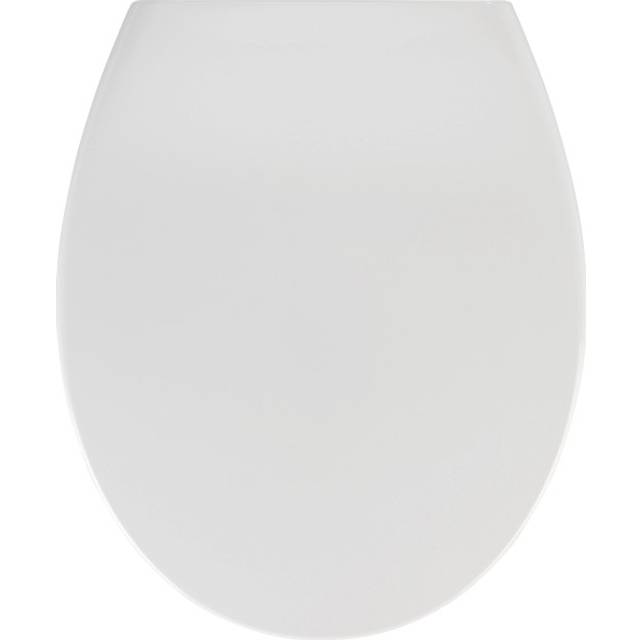Samos Duroplast Elongated Toilet Seat - White (5cm H X 37.5cm W X 44.5cm D)