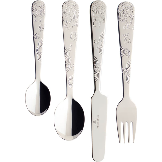 Villeroy & Boch Hungry as a Bear children's cutlery 4 pieces Stainless steel