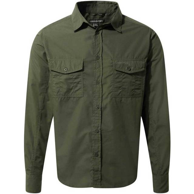 Craghoppers Kiwi Long Sleeve Shirt: Cedar: L Size: L, Colour: Cedar