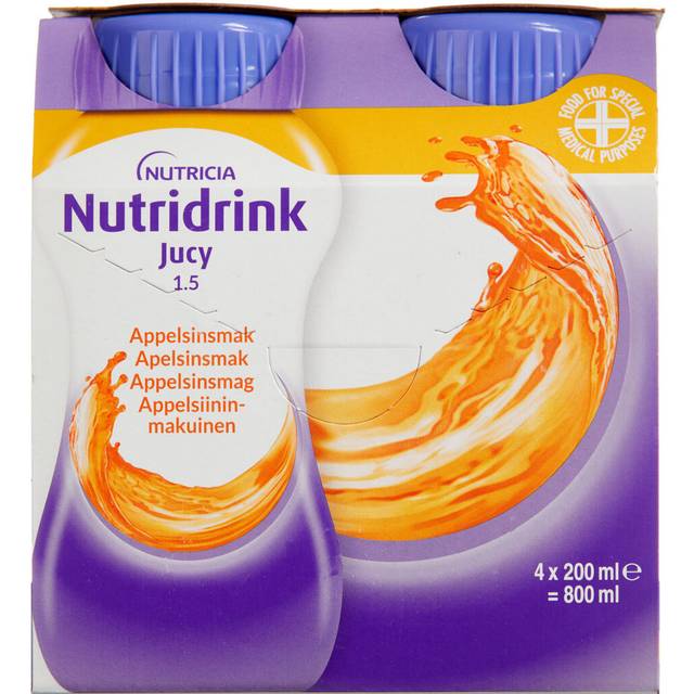Nutridrink Jucy Apelsin 4x200 ml