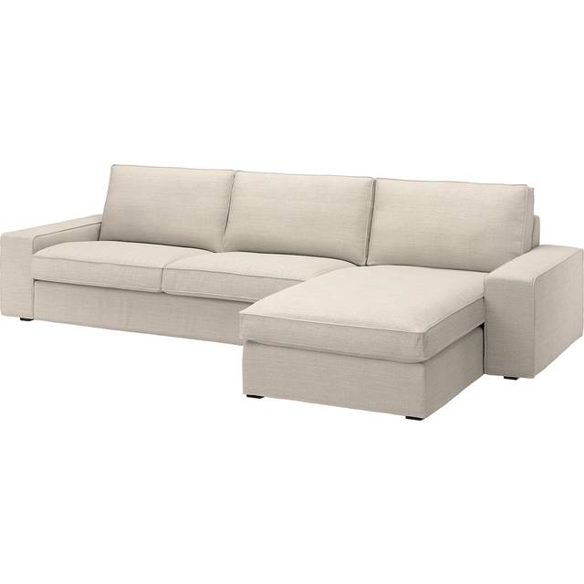 KIVIK 4-sitssoffa med schäslong, Gunnared beige