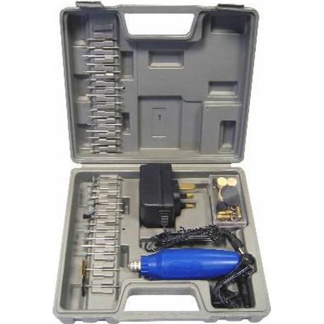 60 Piece Mini Drill Set In Box -  drill mini set 60pc grinder amtech v2560 rotary tool kit hobby engraver craft