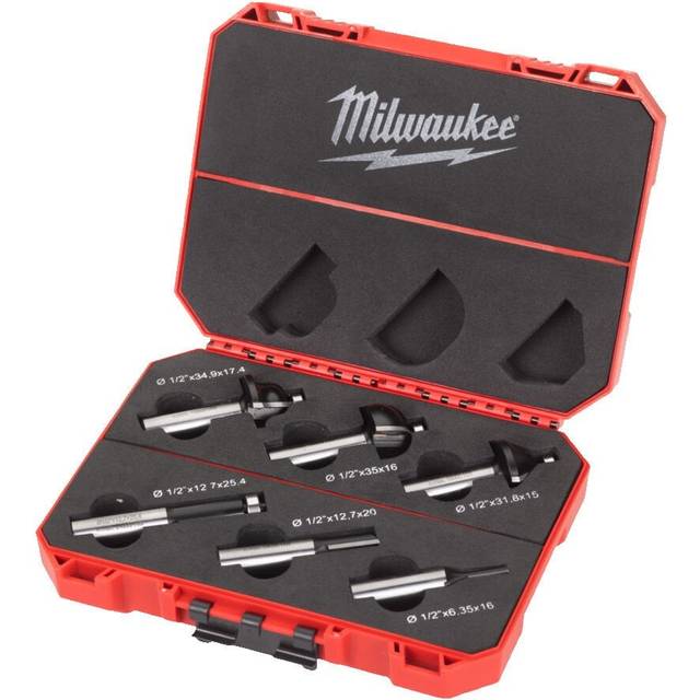 MILWAUKEE Frässtålset FRÄSSTÅL SATS 12,7MM 6P