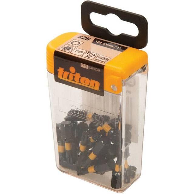 25 Pack S2 Steel High Torque Impact Bits T20 TORX 25mm Power Drill Drivers
