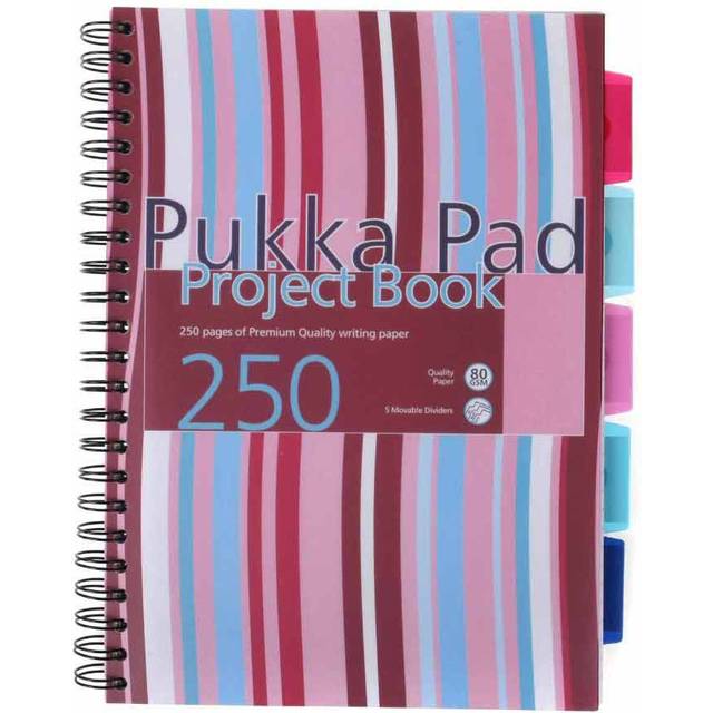 Pukka Project Book Ruled A4 Pack of 3, none