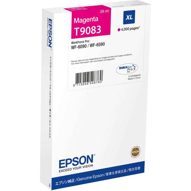 Epson T9083 magenta bläckpatron hög kapacitet (original)