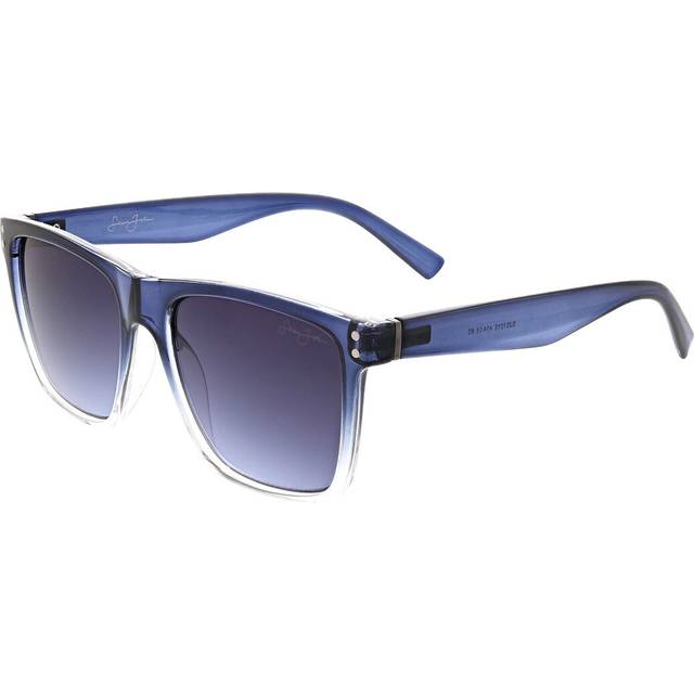 Sean John SJS1015CE 414 Men's Sunglasses Blue Size 54 - Transparent Faded Perri Blue (54)