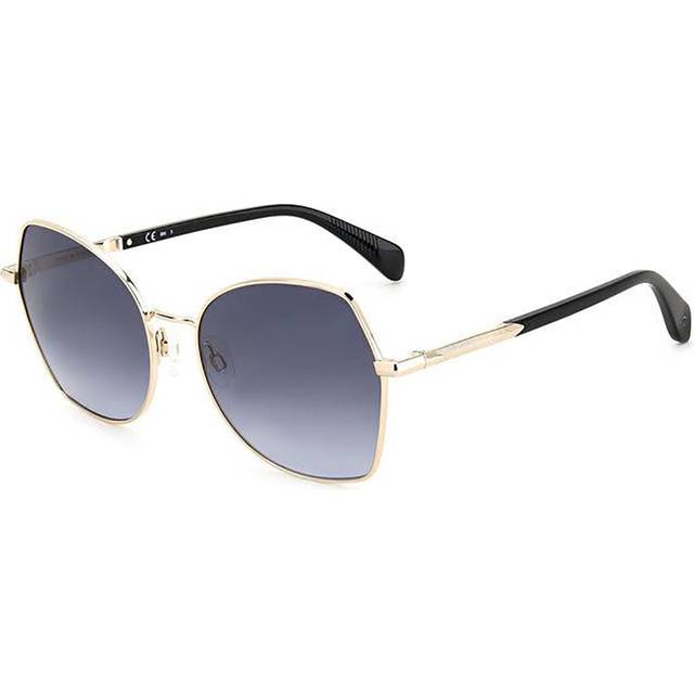 Rag & Bone RNB1067/G/S Asian Fit J5G/9O Men's Sunglasses Gold Size 57 (57)