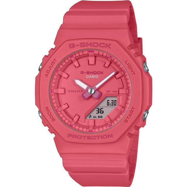 Casio G-Shock One Tone Fuschia Pink Rubber Watch GMA-P2100-4AER