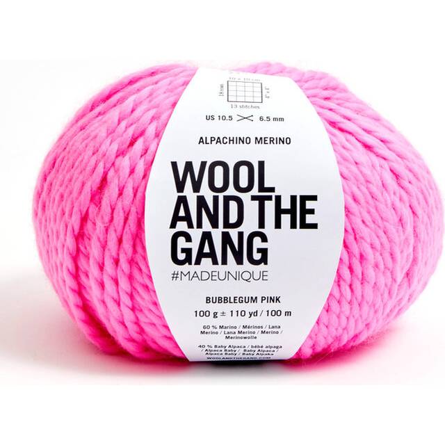 Wool And The Gang Alpachino Merino Chunky Yarn, 100g