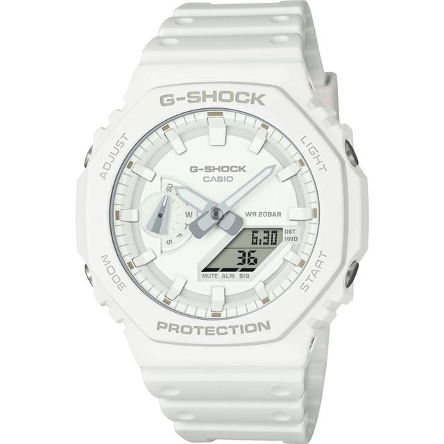 Casio G-Shock 2100 White Watch GA-2100-7A7ER