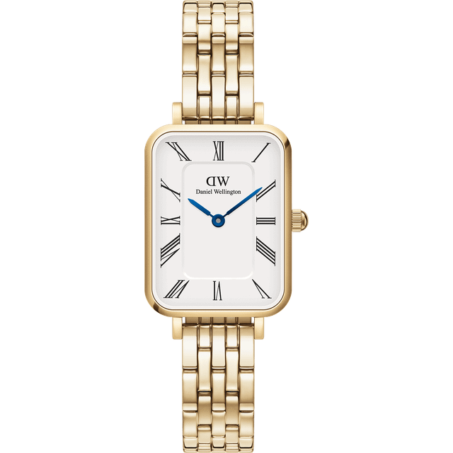 Daniel Wellington Quadro klocka en storlek 316L rostfritt stål med Pvd-pläterad guld, Guld, Einheitsgröße, Armband