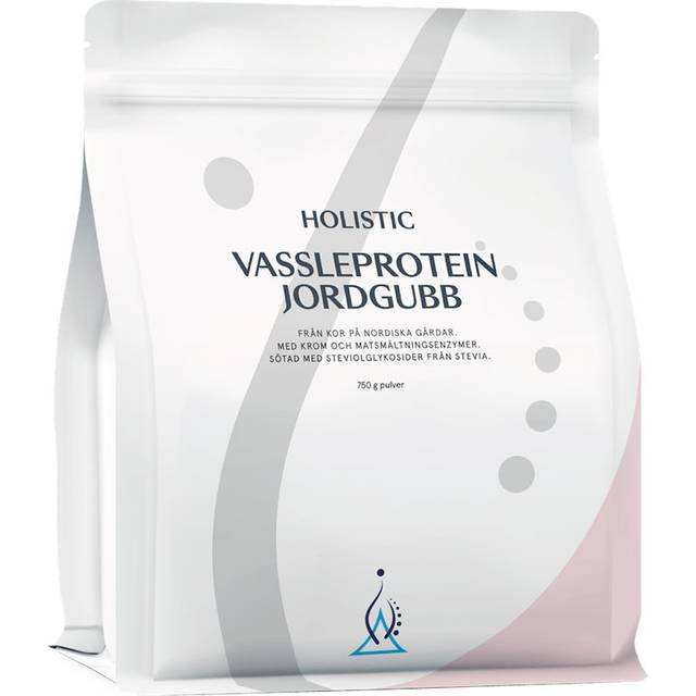 Holistic Vassleprotein Jordgubb 750 g