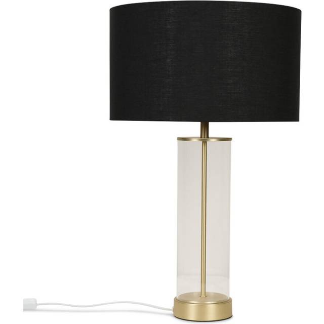 56" Table Lamp - Black (49.5cm H X 22.5cm W X 52.5cm D)