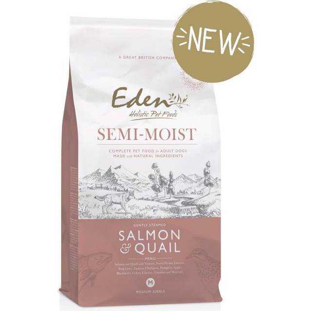EDEN Dog Semi-Moist Salmon & Quail Medium Kibble | Size: 2kg