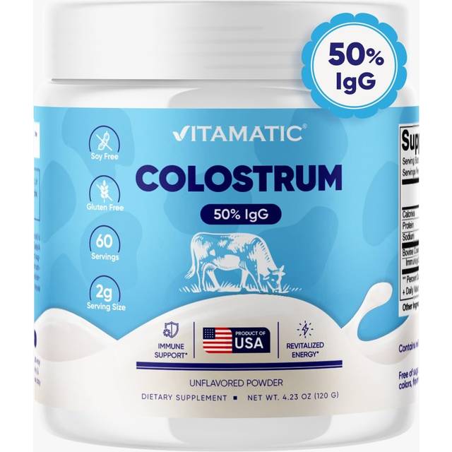 Vitamatic  Colostrum  Unflavored  4.23 oz (120 g)