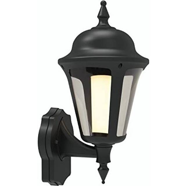 4Lite IP65 LED Wall Lantern, Black