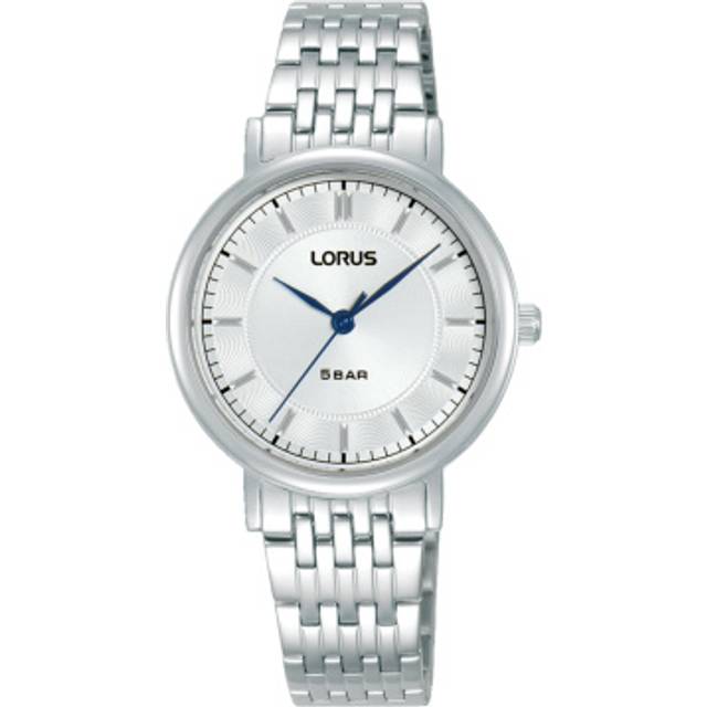 Lorus Ladies Traditional Silver Sunray Dial Watch RG217XX9