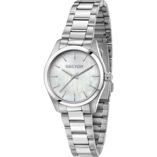 Sector 270 Just Time Stainless Steel Mother Of Pearl Dial Quartz R3253578510 Women's Watch