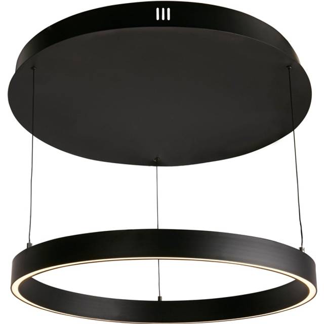 Searchlight Lighting Layla Gesture Control Pendant Black Opal Acrylic 30411BK - Black | Opal Acrylic
