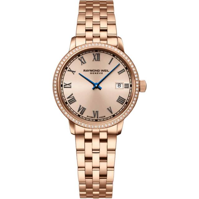 Toccata Ladies Rose Gold PVD 76 Diamonds Quartz Watch, 29mm