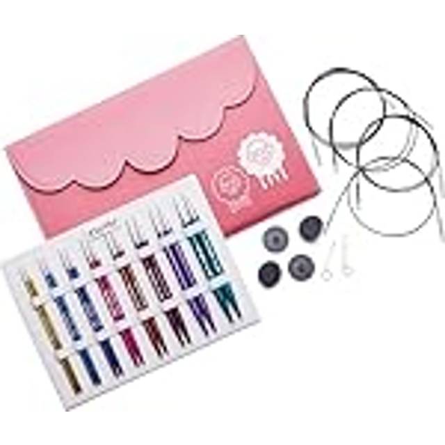 KnitPro Interchangeable Deluxe Aluminium Knitting Needle Set